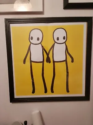 £26 • Buy Stik Holding Hands Poster With Newspaper 