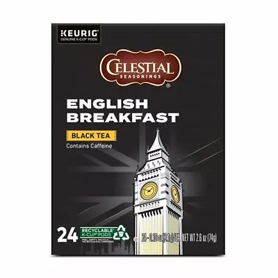 Celestial Seasonings English Breakfast Tea 12 To 168 K Cups Pick Any Quantity • $23.89