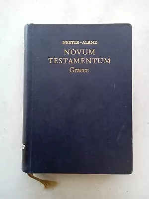 Novum Testamentum Graece (New Testament Greek) (German Notes) / 1963 Paperback • $15.97