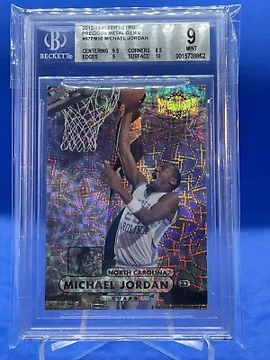 2012-13 Fleer Retro Metal Champ Precious Metal Gems Michael Jordan /100 Bgs9 • $9600.86