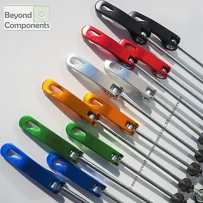 Pair Of Anodised Bike Bicycle MTB Coloured Quick Release QR Allow Wheel Skewers • £5.69