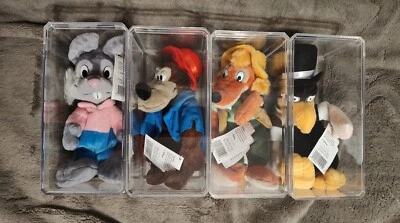$225 • Buy Disney Brer Rabbit, Bear, Fox & Vulture 8  Plush Splash Mountain Set In Cases!