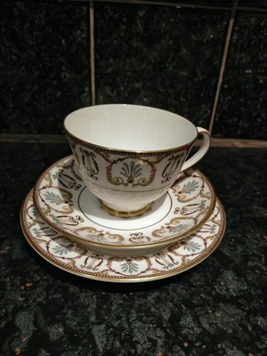 £28 • Buy Vintage Royal Grafton Regency Bone China Trio Tea Cup Saucer & Side Plate 