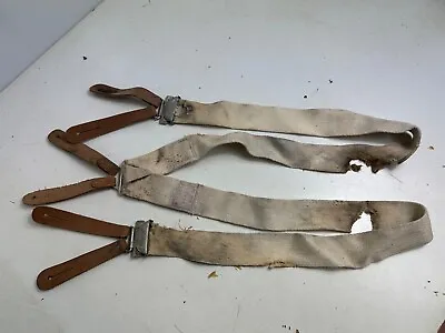 Original WW2 British Army / RAF Trouser Suspenders - Well Worn Example • $7.58