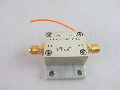 Mini Circuits ZJL-4HG Coaxial Amplifier Max 12 DBm 20-4000MHz SMA Con. RF Lab • $44.99