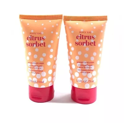 Mary Kay Citrus Sorbet~scented Hand Cream/lotion~lot Of 2~nwob~discontinued! • $19.99