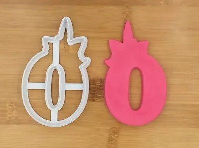 $7.20 • Buy Unicorn Number Zero Digit 0 Cookie Cutter Biscuit Fondant Cake Mould 