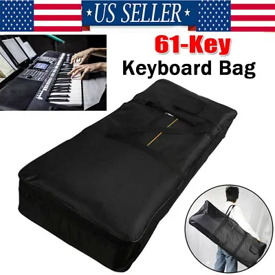 61-Key Keyboard Carry Bag Electric Piano Padded Cover Case For Yamaha Korg Casio • $27.99