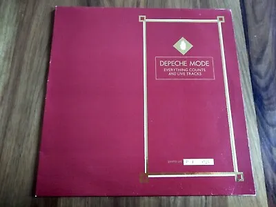 Depeche Mode Everything Counts 12  Record Limited Edition 725 • $49.99