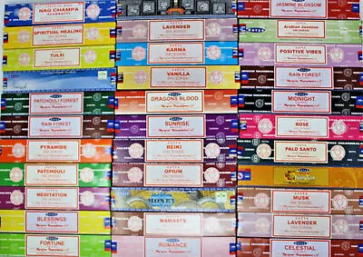 Satya Nag Champa Incense Sticks 15 Gram Buy 6 Get 6 Free Free Shipping • $3.49