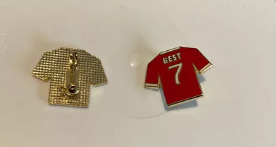 Manchester United Pin Badge 7 George Best Legend MUFC Man Utd Memorabilia • £4.99