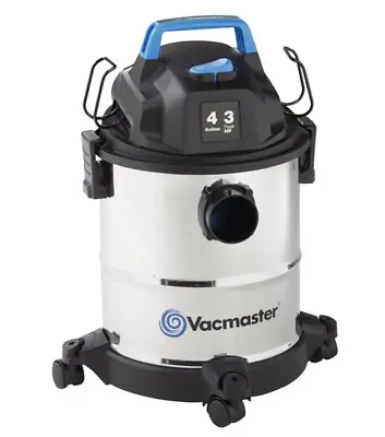 $65 • Buy Vacmaster 4 Gallon 3 Peak HP Stainless Steel Wet/Dry Vacuum, MVOA407S
