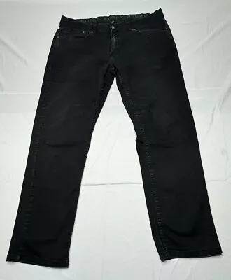 Rugby University Men's Black Straight Leg Denim Jeans - Size 34x30 • $24.99