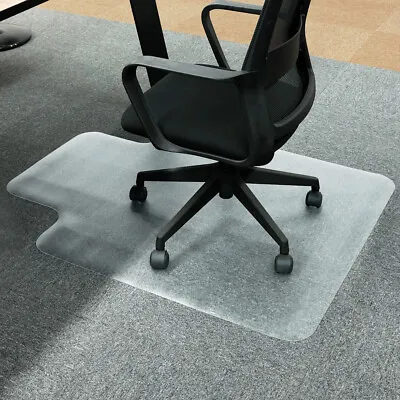 $22.19 • Buy PVC Office Chair Mat Carpet Oversized Hard Floor Protector Mat 47.2X35.4in AU