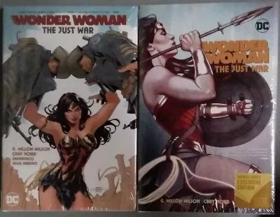 2x LOT- Wonder Woman The Just War Volume 1 Variant Hardback Willow Wilson SEALED • $15.66