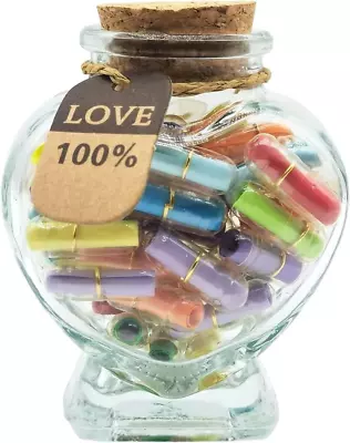 Capsule Message In A Bottle 50Pcs Love Pills Letters Father Day Gift For Dad... • $15.99