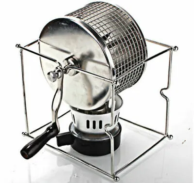 Manual Coffee Roaster Machine Home Kitchen Roller Baking Machine +Alcohol Burner • $160.59