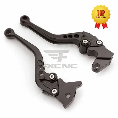 CNC Black Shorty Brake Clutch Levers For R6S EUROPE VERSION 06-07 YZF R1 04-08 • $24.88