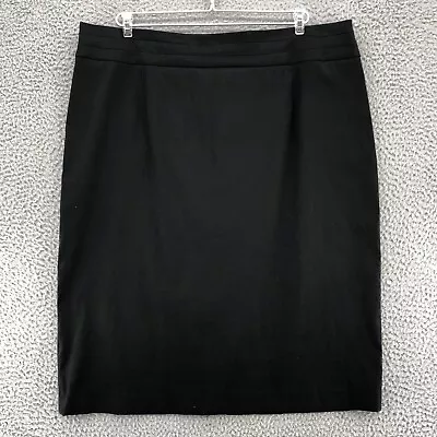 Colleen Lopez Skirt Womens 18W Plus Black Stretch Knee Length My Favorite Things • $22.99