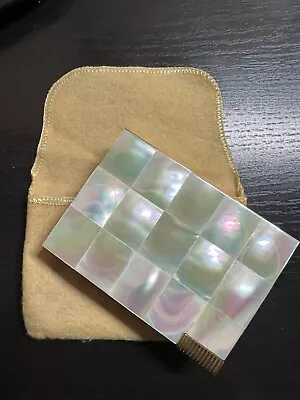 Vintage Volupte Lip Lock/Compact Makeup/Mirror Mother Of Pearl And Sleeve • $29