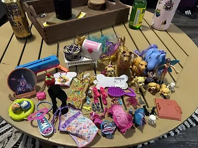 Lot Of Various Girls Dolls Toys Figs & Accessories Barbie My Little Pony Dogs • $15
