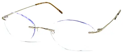 MARCHON AIRLOCK “SEVEN-SIXTY” 202 250 Titanium Gold Eyeglasses Frame 52-21-135 • $60