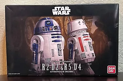 R2-D2 & R5-D4 Star Wars Bandai 1/12th Scale 6 Inch Model Kit NEW • $84.99