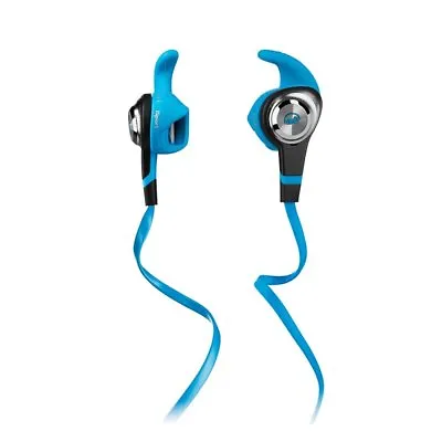 Monster ISport Strive In Ear Earphones Headphones With Controls - Blue • $39.73