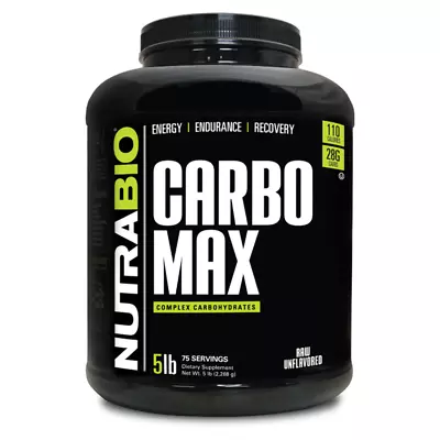 NutraBio - CARBOMAX Maltodextrin 5 Lbs Unflavored • $36.99