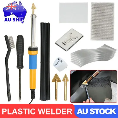 Soldering Iron Plastic Welder Welding Kit For Car Bumper Surface Repair Tool OZ • $21.45