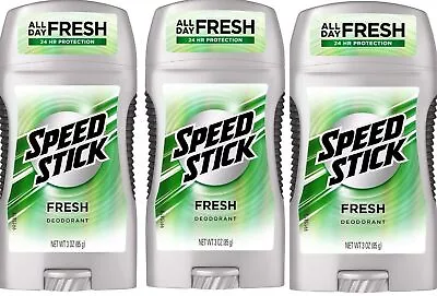 OW Mennen Speed Stick 3 Pack X 3 Oz • $15.15