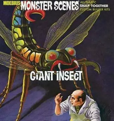 2008 Discontinued MOEBIUS  MONSTER SCENES 643 1/13 Giant Insect Model Kit New • $49.99