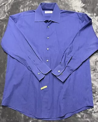 YSL Yves Saint Laurent Button Down Shirt Mens Medium Cotton • $19