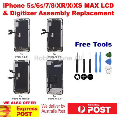IPhone 5/6/7/8/X/XR/XS Max Replacement LCD Touch Screen Digitizer Glass Assembly • $29.88
