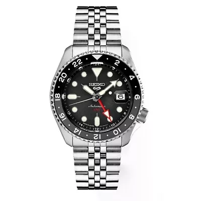 Seiko 5 Sports SKX Sports Style GMT Series 42.5mm Men's Watch - Black Dial • $279.99