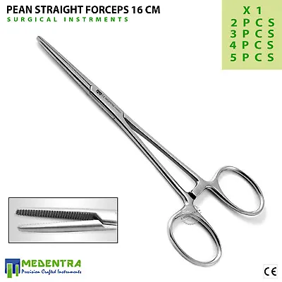 Rochester Pean Artery Forceps Plucking Dog Cat Pets Ear Hair Removal Pliers 16cm • £6.72