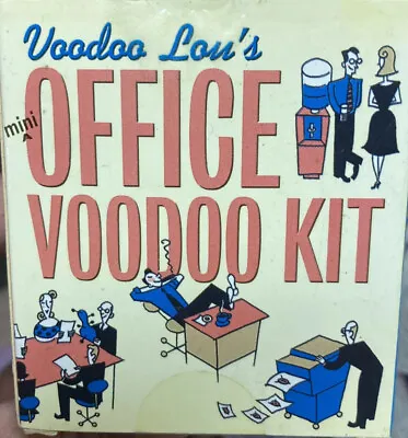 Voodoo Lou’s Mini Office Voodoo Kit Gag Gift With Pins & 32 Page Spell Book • $3.10