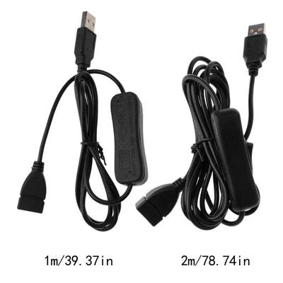 $7.63 • Buy Data Sync USB 2.0 Extender Cord USB Extension Cable With ON OFF Switch For PC 
