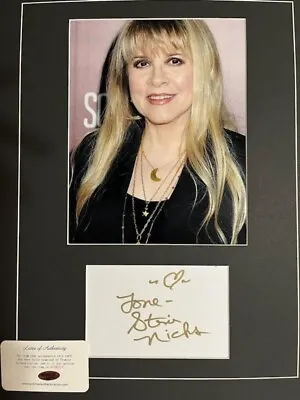 Stevie Nicks Autograph With Certificate Of Authenticity  • $249.99