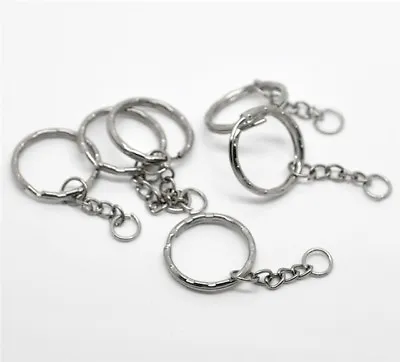 £6.99 • Buy Wholesale BLANK KEYRINGS Key Ring Craft Chain Rings Craft Idea Creative Arts