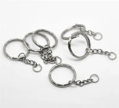 Wholesale BLANK KEYRINGS Key Ring Craft Chain Rings Craft Idea Creative Arts • £12.21