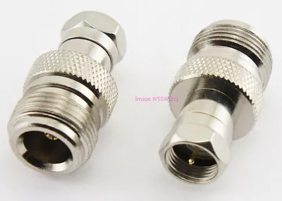 N Female To Type F Male Coax Connector Adapter • $4.39