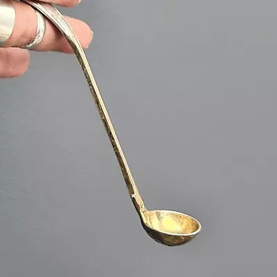 Georgian Solid Silver Spoon Gilded London 1813 By William Chawner II • £65