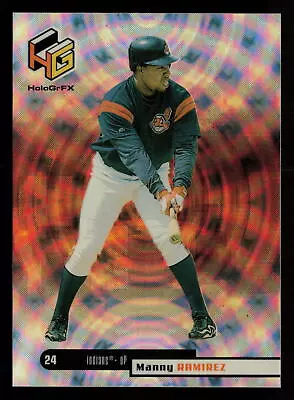 1999 Upper Deck HoloGrFX Manny Ramirez #19 Cleveland Indians Baseball Card • $0.99