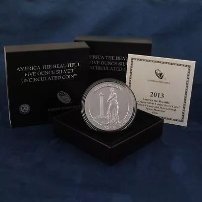 2013 America The Beautiful 5oz Silver Coin-Perry's Victory Peace Memorial Ohio- • $179.99