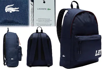 LACOSTE Men's Backpack €110 Here For Less! LC07 T2G • £99.77