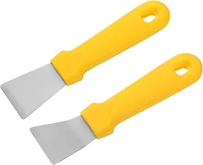 £5.69 • Buy 2 Pieces Cleaning Scraper For Ovens, Stoves, Induction Hob, Stainless Steel Mult