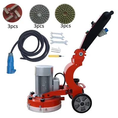 Concrete Floor Grinder Walk-Behind Polisher  3 Plate 220V 3HP Foldable 10  • $1286.86