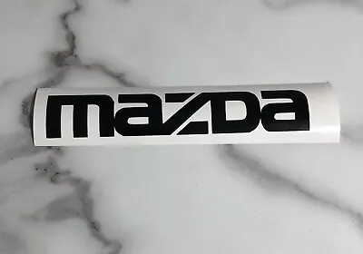 Mazda Decal/Sticker Logo JDM 6”X1” (Black ) • $9.99