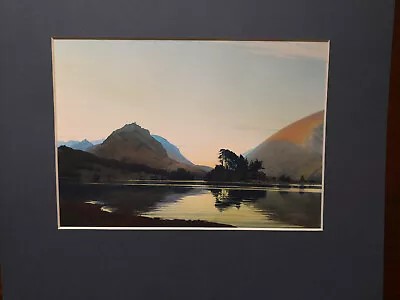 Heaton Cooper Print - After Sunset Grasmere Lake District Mounted • £9.99